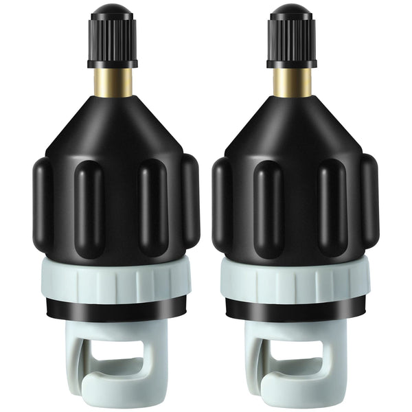 ZAMPIQ 2Pcs Inflatable Boat SUP Pump Adapter, Premium Conventional Air Adapter, Sturdy SUP Air Adapter,Quickly Inflation and Strong Sealing SUP Pump Adapter, for Inflatable Boat, Paddleboard and Kayak.