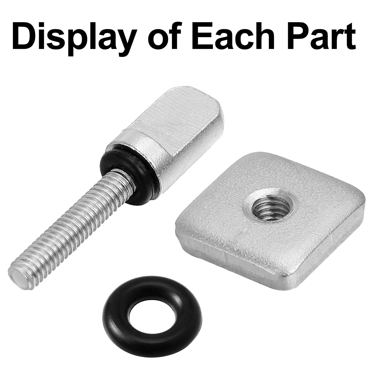 ZAMPIQ 6 Pieces Surfing Accessories No Tool Stainless Steel Fin Screw Thumb Fin Screw for Men Women Surfboard Surf Longboard Paddleboard and SUP