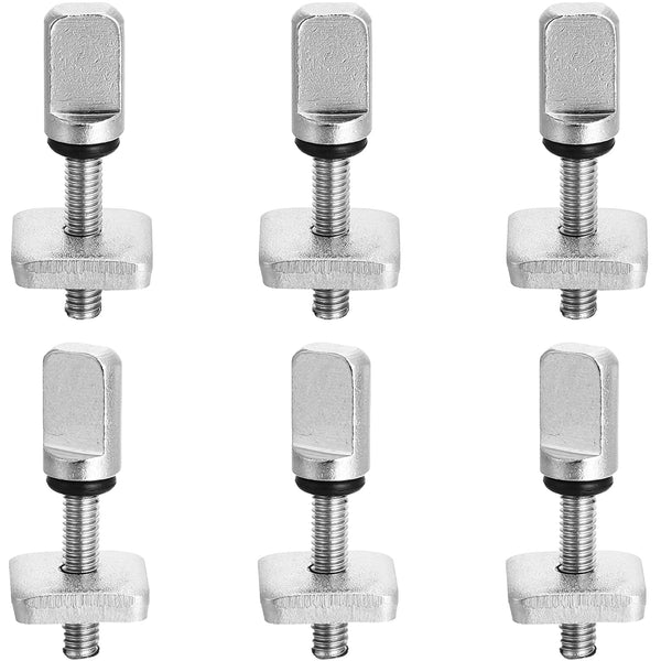 ZAMPIQ 6 Pieces Surfing Accessories No Tool Stainless Steel Fin Screw Thumb Fin Screw for Men Women Surfboard Surf Longboard Paddleboard and SUP