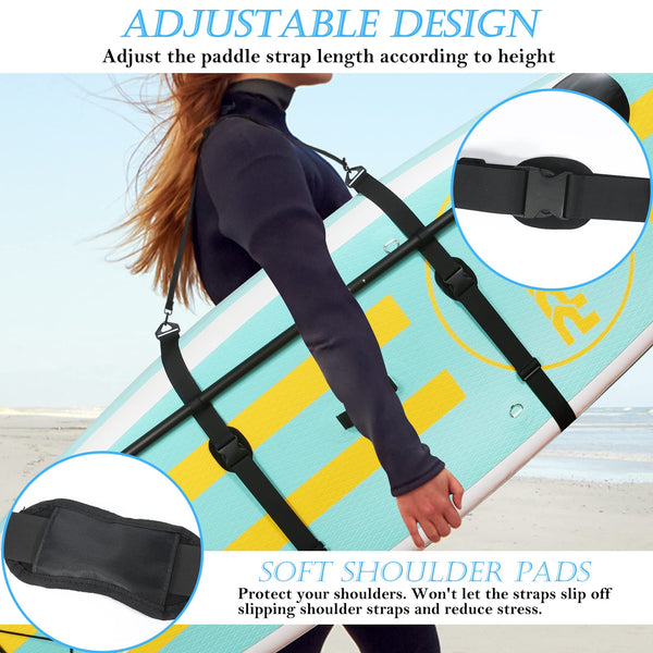 Paddle Board Carry Strap, SUP Kayak Carrying Strap Paddle Board Accessories for Women and Men
