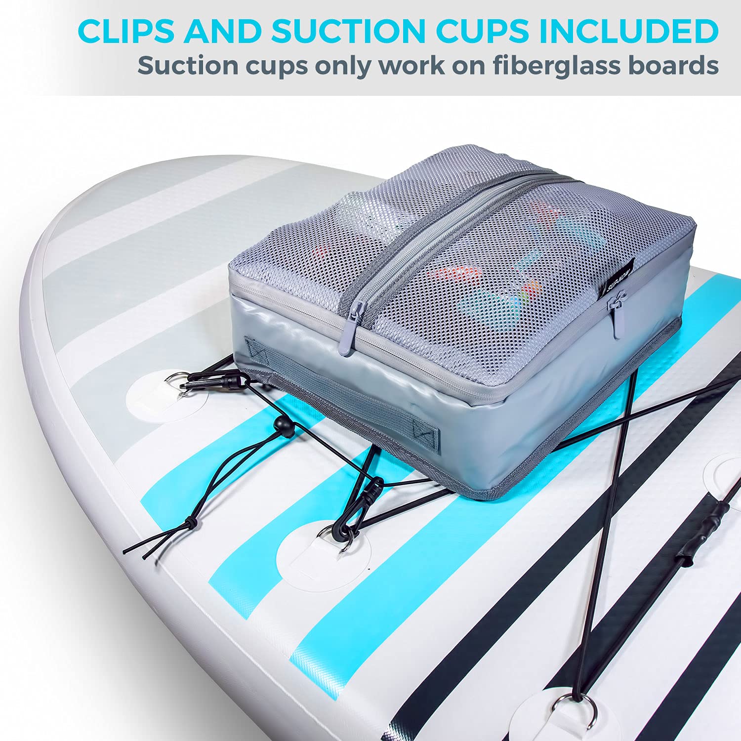 ZAMPIQ Paddle Board Accessories Cooler with Waterproof Phone Case – Essential SUP Accessories for Paddleboarding