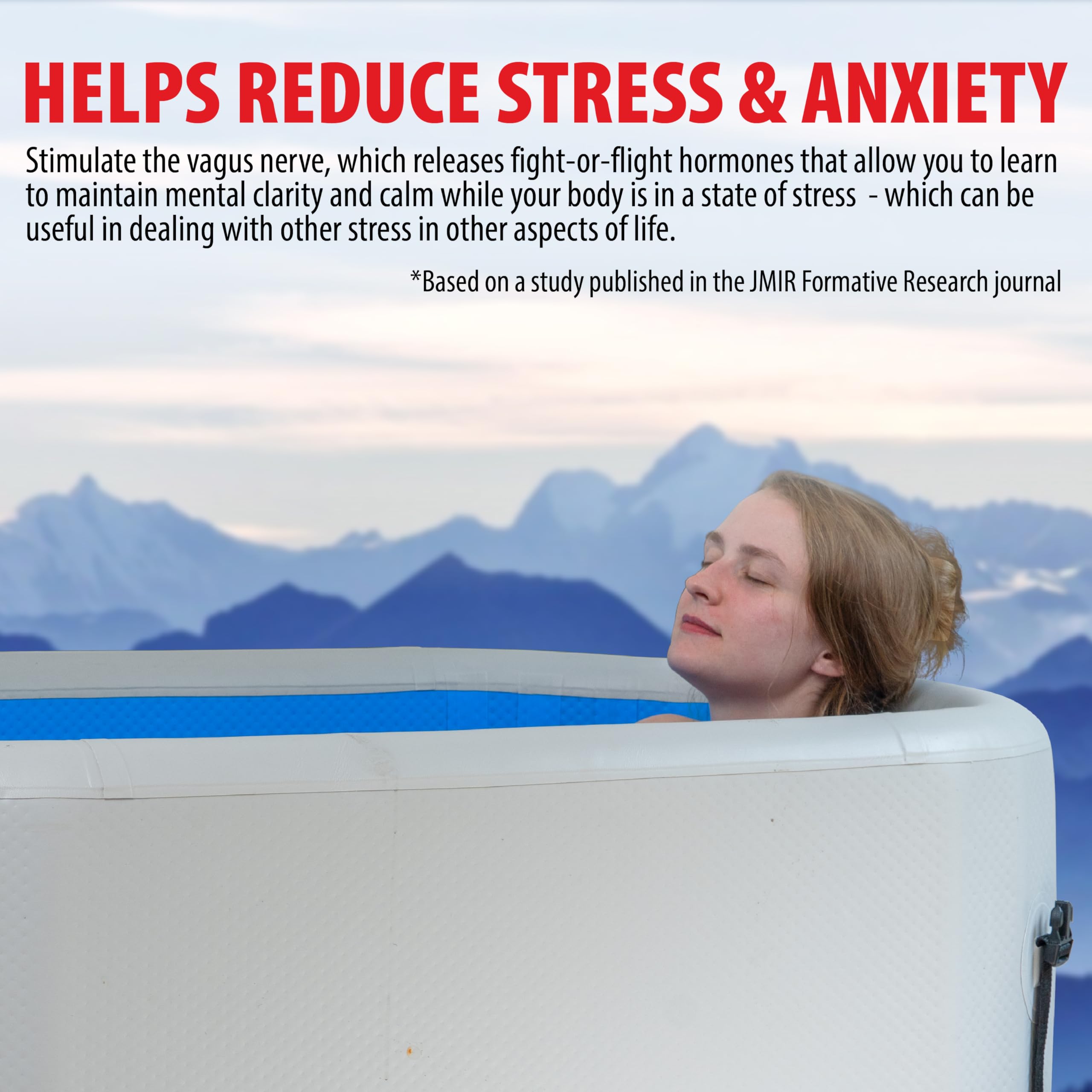 ZAMPIQ Inflatable Ice Bathtub With Chiller