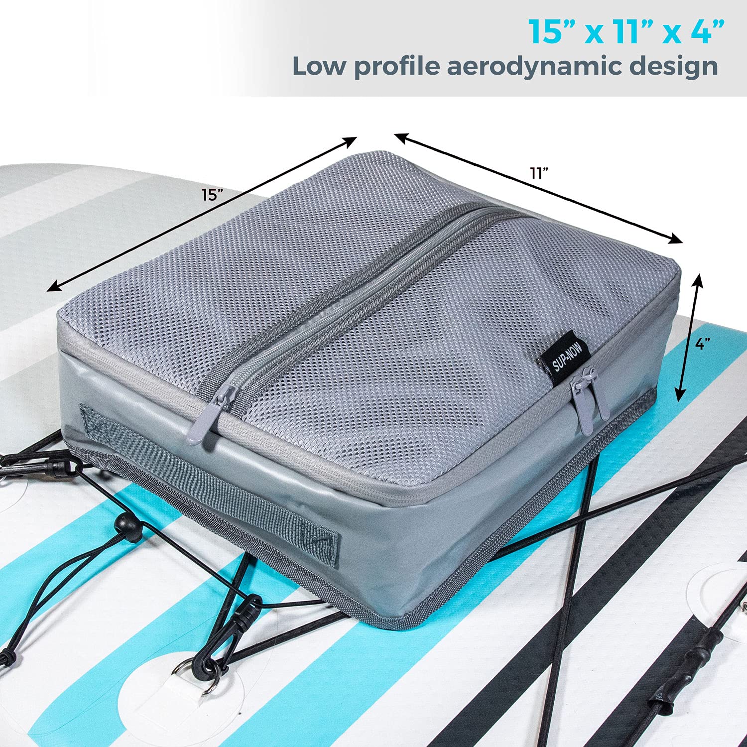 ZAMPIQ Paddle Board Accessories Cooler with Waterproof Phone Case – Essential SUP Accessories for Paddleboarding