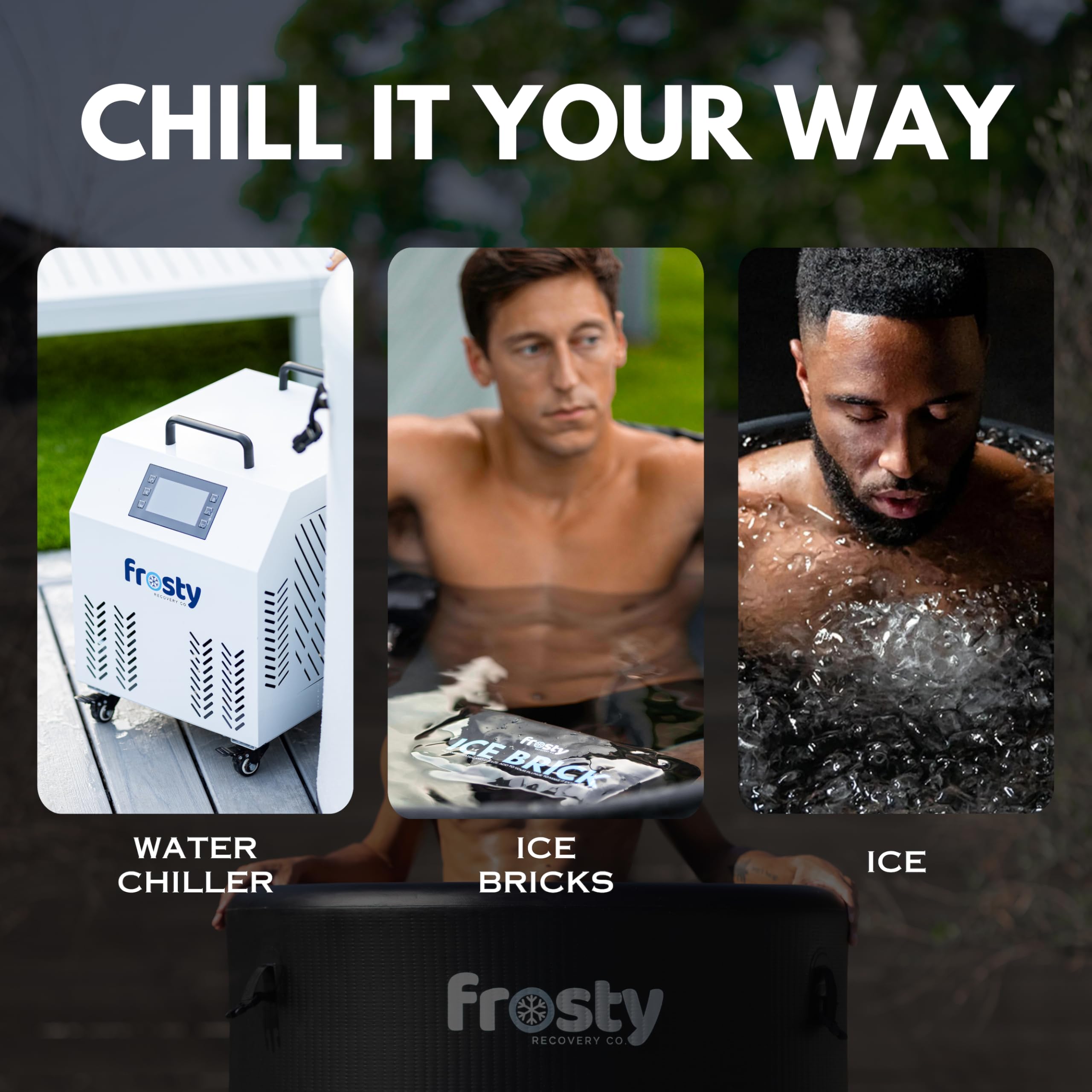 ZAMPIQ Ice Pod Pro Cold Plunge - Inflatable Ice Tub for Cold Water Therapy - Pro Grade Cold Plunge Ice Pod with Water Chiller Compatibility - The Ice Pod Cold Plunge Tub for Ice Bath and Ice Plunge